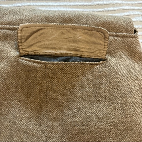 Tan Tweed Herringbone Bag/purse Envelope Fold With Matching Wallet NWOT‎ - Picture 7 of 16